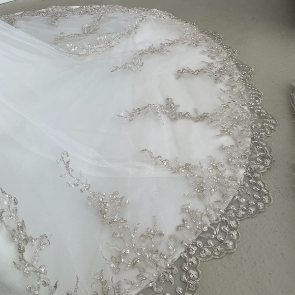 Henry Roth Wedding Dress, Size 10 - Picture 4 of 5